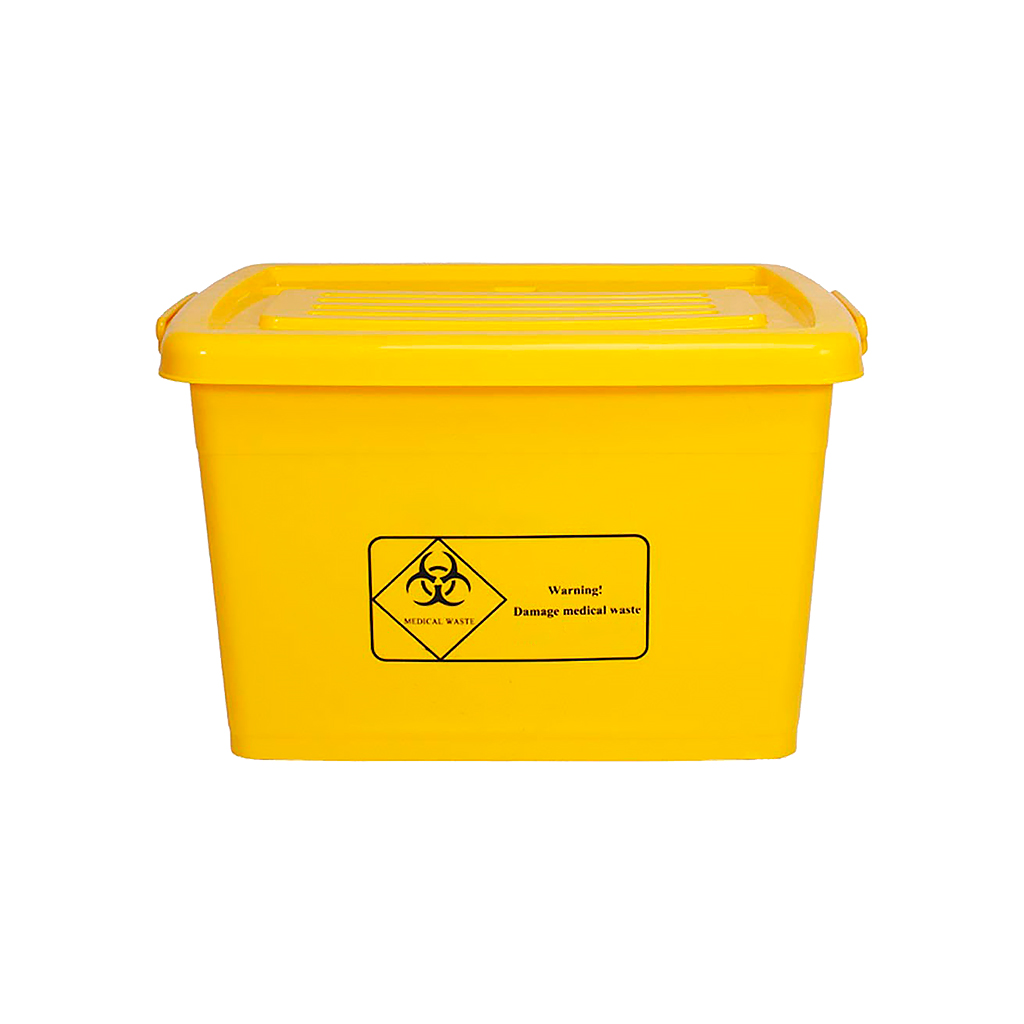 Контейнер ПП CNWTC прямокутний, 40 л, для збору медичних відходів SCT40L